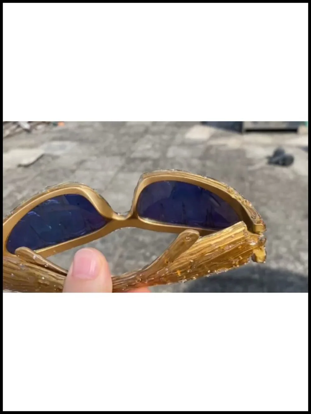 Y2K Wrap Around Sunglasses UV400 Lightweight Unisex Party Shades